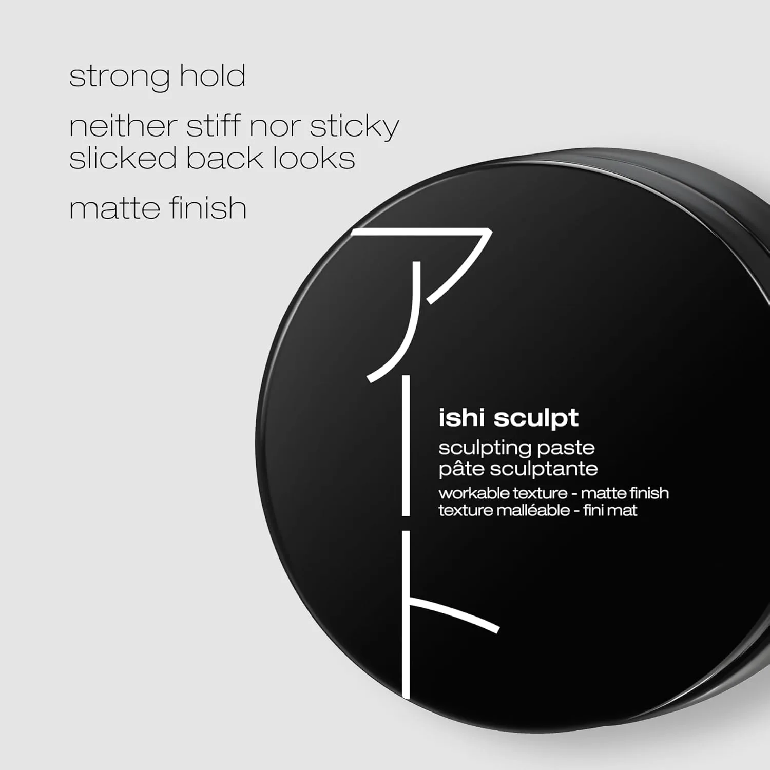 shu uemura art of hair ishi sculpt texturizing & sculpting paste - крем-паста для укладки, контроль пушистости и стойкая фиксация, добавляет текстуру и легкий блеск, для всех типов волос, 75 мл — фото 2