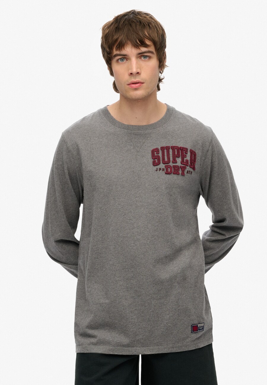 

Рубашка Superdry, темно-серый