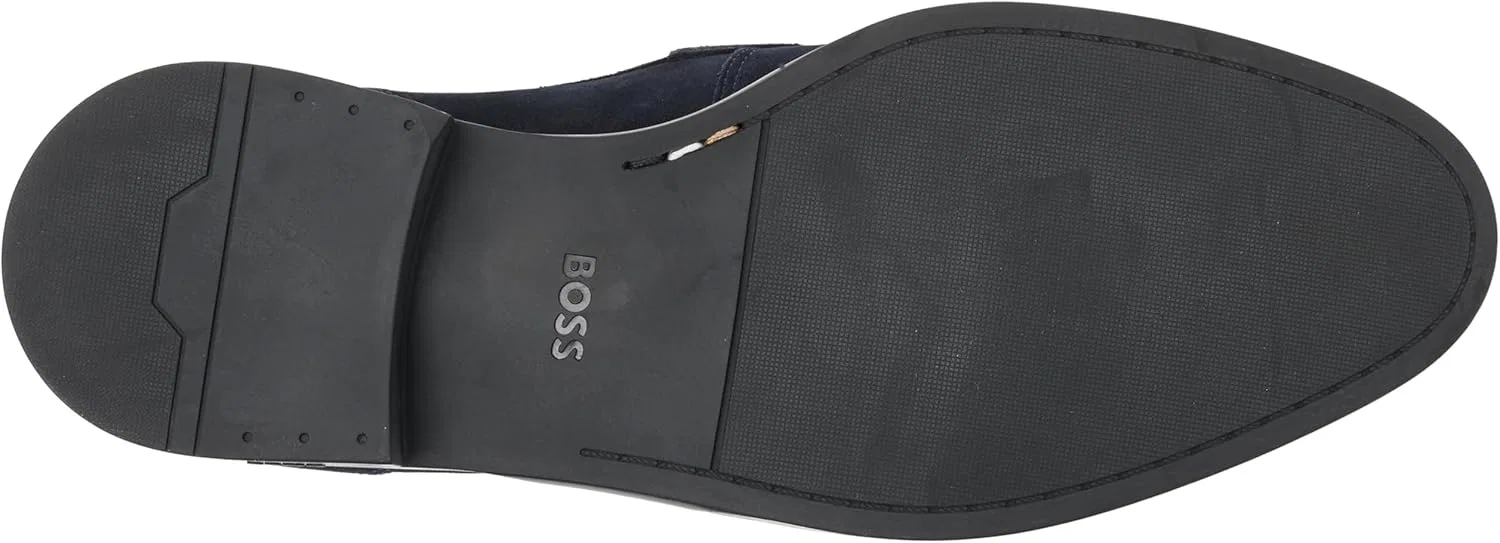Лоферы мужские BOSS, темно-синие — фото 2