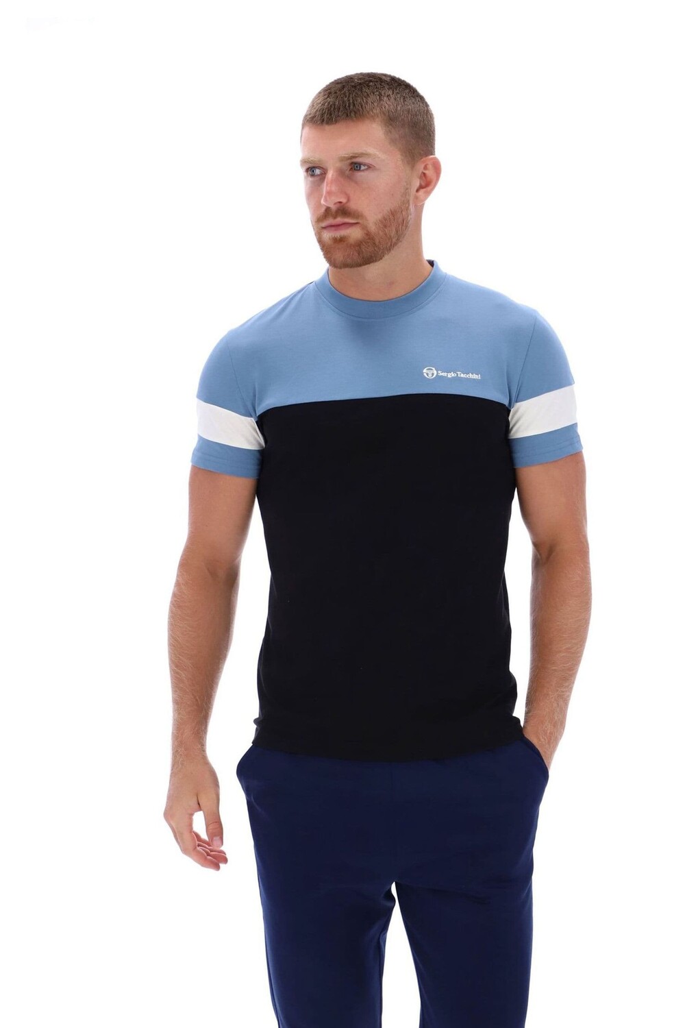 

Футболка Jonnie Crew из 100% хлопка Sergio Tacchini, черный