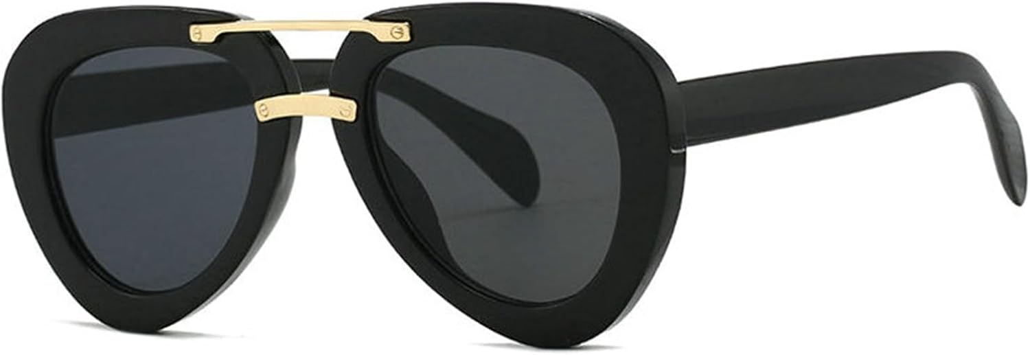 

Солнцезащитные очки Helena Oversized Oval для женщин и мужчин, модель 2025, роскошные винтажные очки-пилот с градиентным переходом цвета, очки для активного отдыха, C1