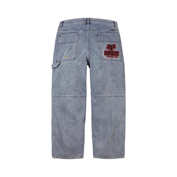 Джинсы Supreme x Fox Racing Cordura Baggy Jean 'Denim' — фото 2