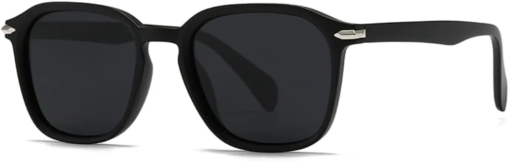 

Солнцезащитные очки с защитой UV400 | Круглая легкая оправа, цветные линзы | Для женщин и мужчин, для занятий спортом на открытом воздухе и вождения DSVIGF, Black