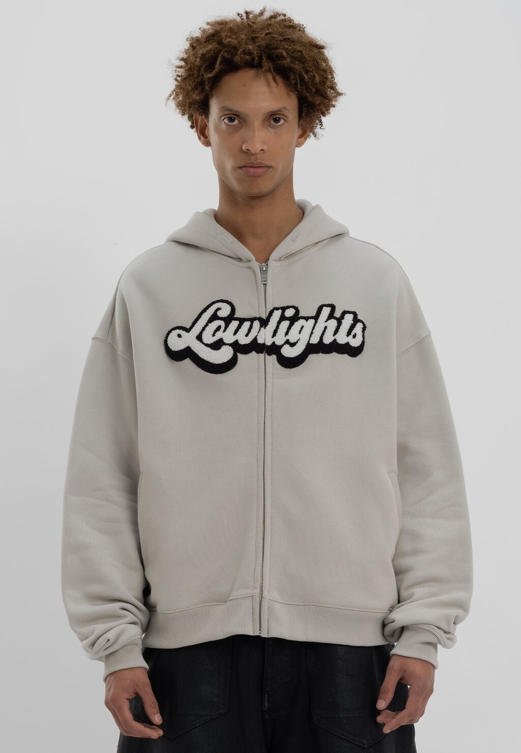 

Толстовка на молнии TRENDY ZIP HOODIE LOW LIGHTS STUDIOS®, светло-серый