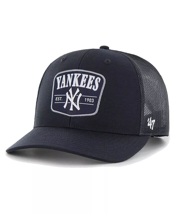 

Мужская темно-синяя регулируемая кепка 47 New York Yankees Squad Trucker '47 Brand, синий