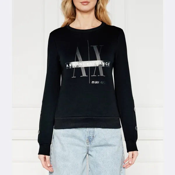 

Толстовка обычного кроя Armani Exchange, черный