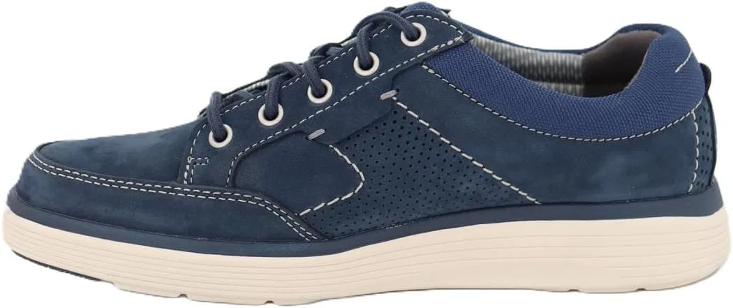Мужские кружевные дерби Clarks Un Abode, Blue Navy Nubuck — фото 3