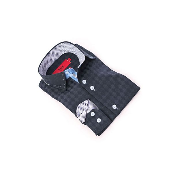 Мальчиковая рубашка slim fit Elie Balleh, Black — фото 2