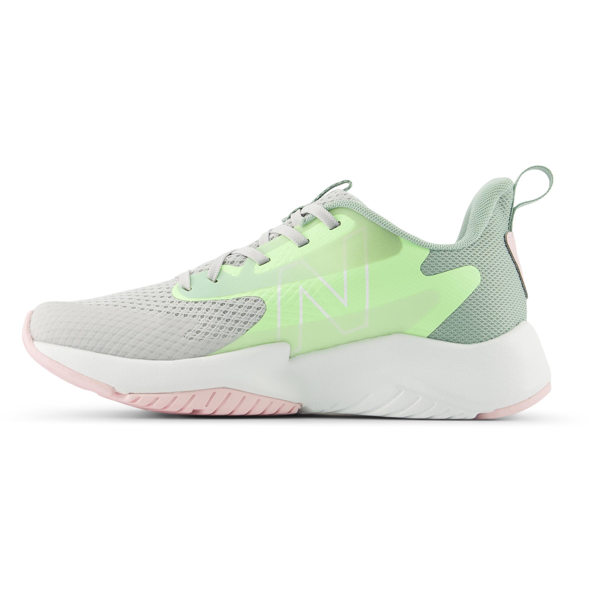 Детские кроссовки Rave Run v2 New Balance, Grey Matter/Mint Flash/Mosaic Green — фото 3