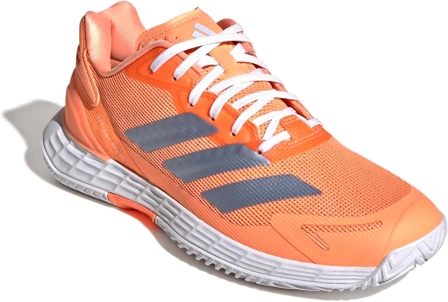Кроссовки теннисные Adidas Defiant Speed 2, Beam Orange/White — фото 4
