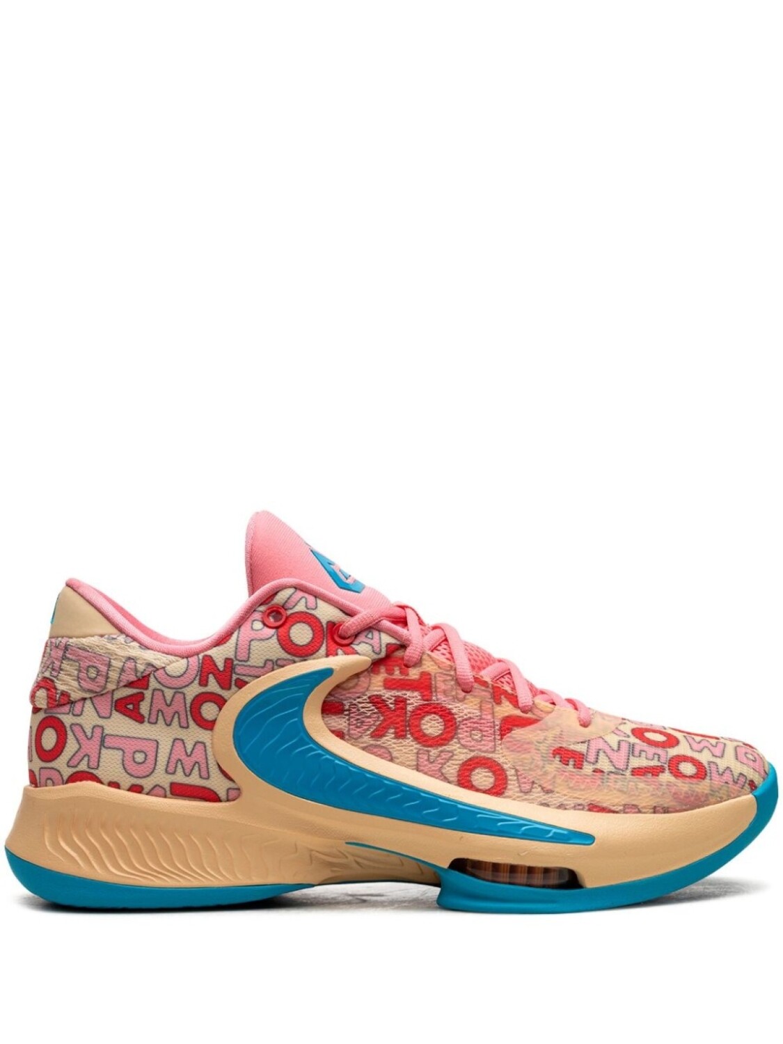 

Nike кроссовки Zoom Freak 4 Letter Bro, розовый