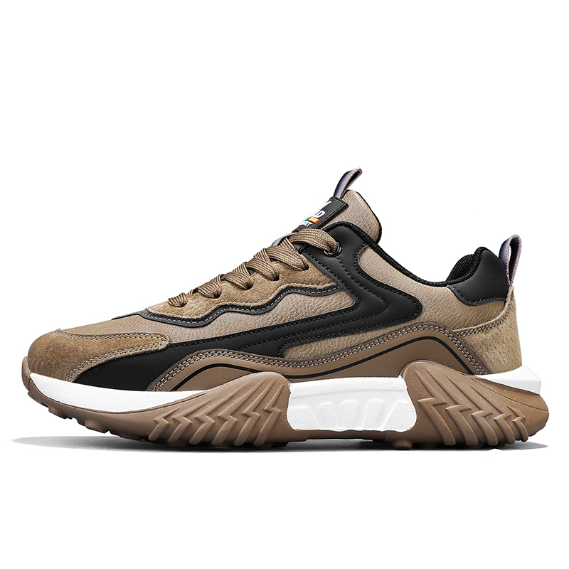 

Низкие повседневные туфли для мужчин с амортизацией, противоскользящие, износостойкие, поддерживающие и балансирующие Boogie Bear, Khaki