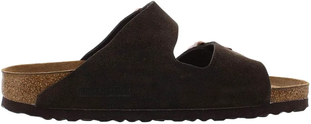 Унисекс сандалии Birkenstock Arizona на слайде, мокко/коричневый — фото 2