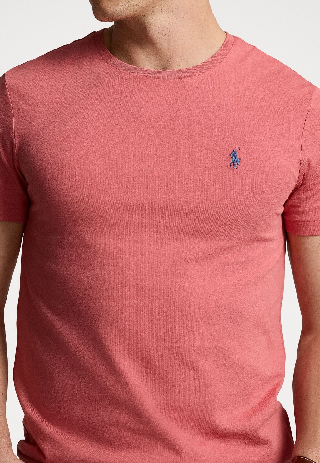 

Базовая футболка CUSTOM SLIM FIT JERSEY CREWNECK T-SHIRT Ralph Lauren, черника