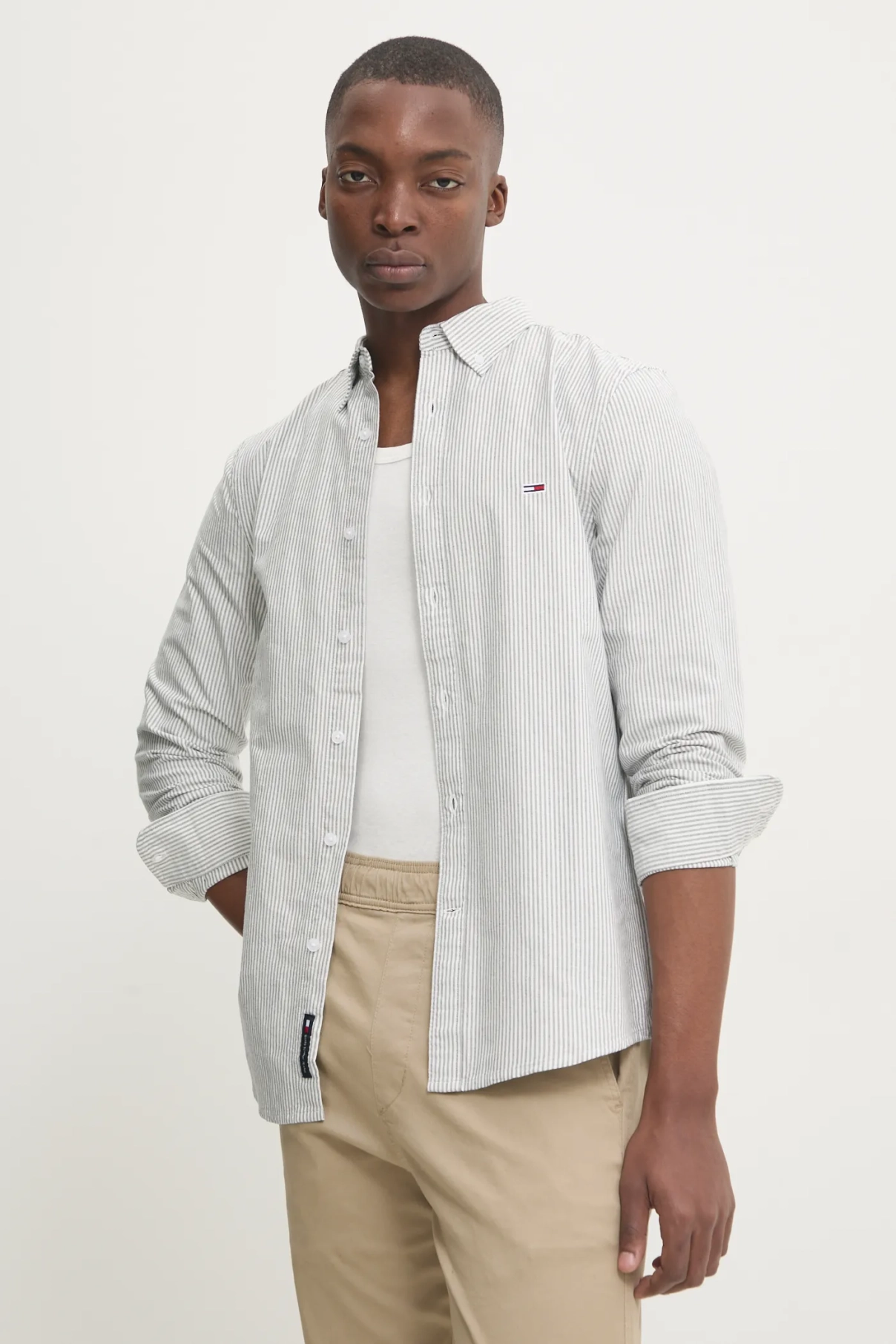 

Рубашка Tommy Jeans, серый