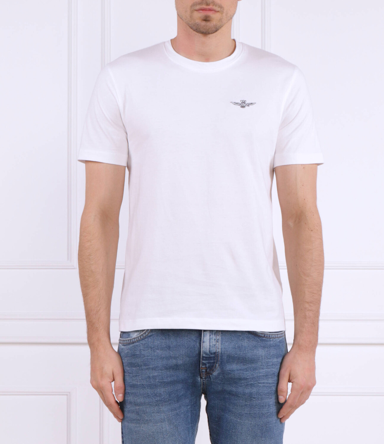 

Футболка Aeronautica Militare M.C Comfort fit, белый