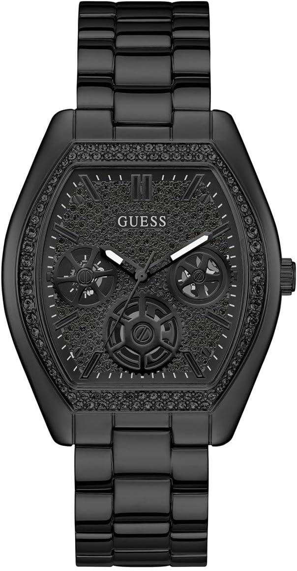 

GUESS Factory черные многофункциональные часы
