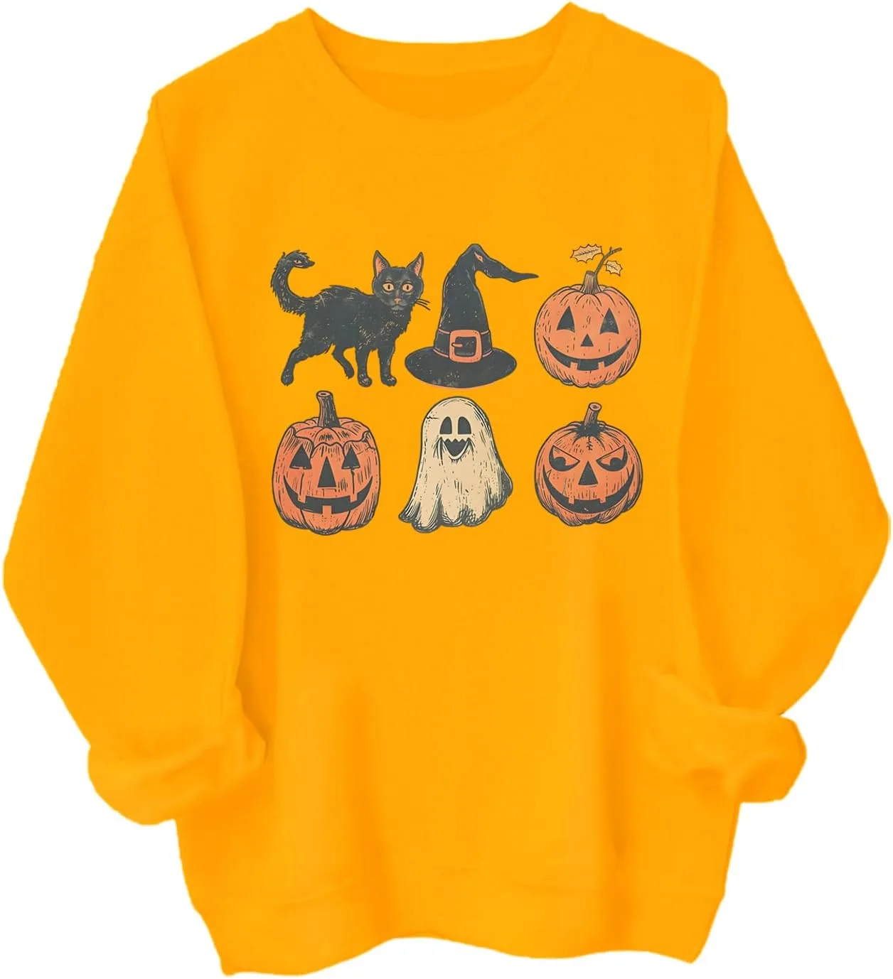 

Толстовка Spooky Season с тыквой и черным котом