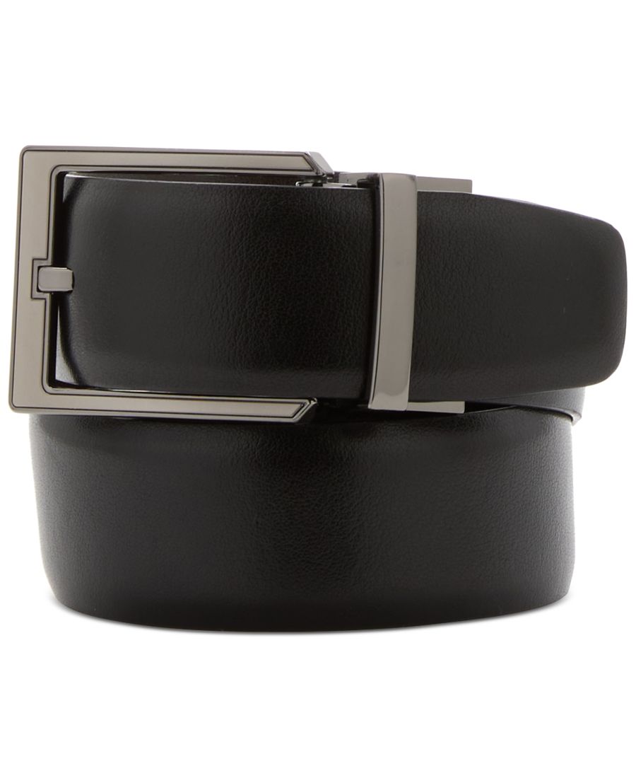 

Мужской двусторонний ремень темно-синего цвета Perry Ellis Portfolio, Brown