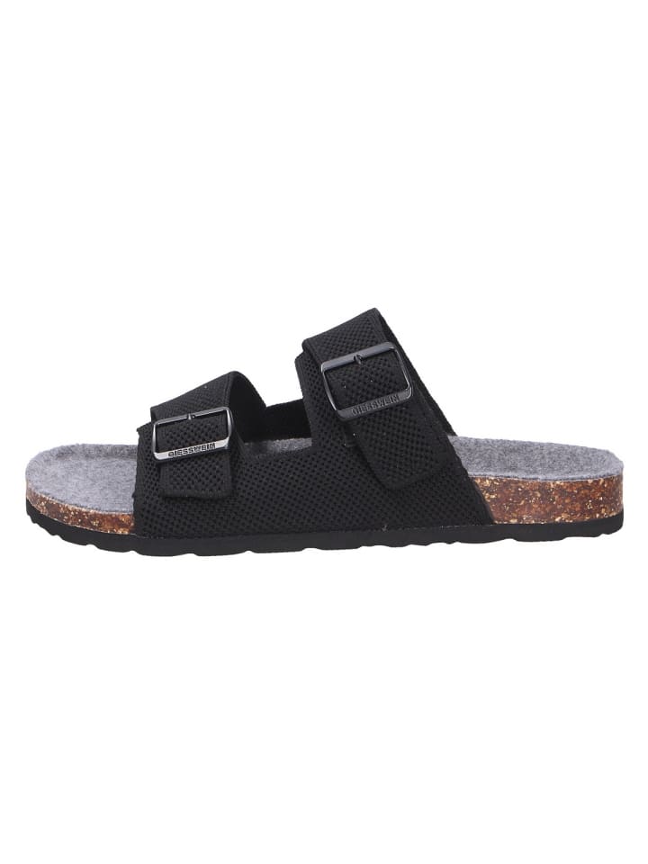 Giesswein Мюли Merino Slides с глубокой стелькой, черного цвета — фото 2