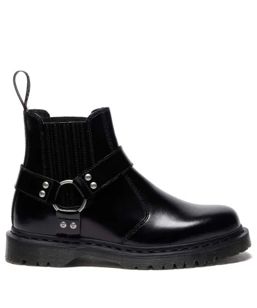 Ботинки челси Dr. Martens 2976 Harness, анилин кожа, черный