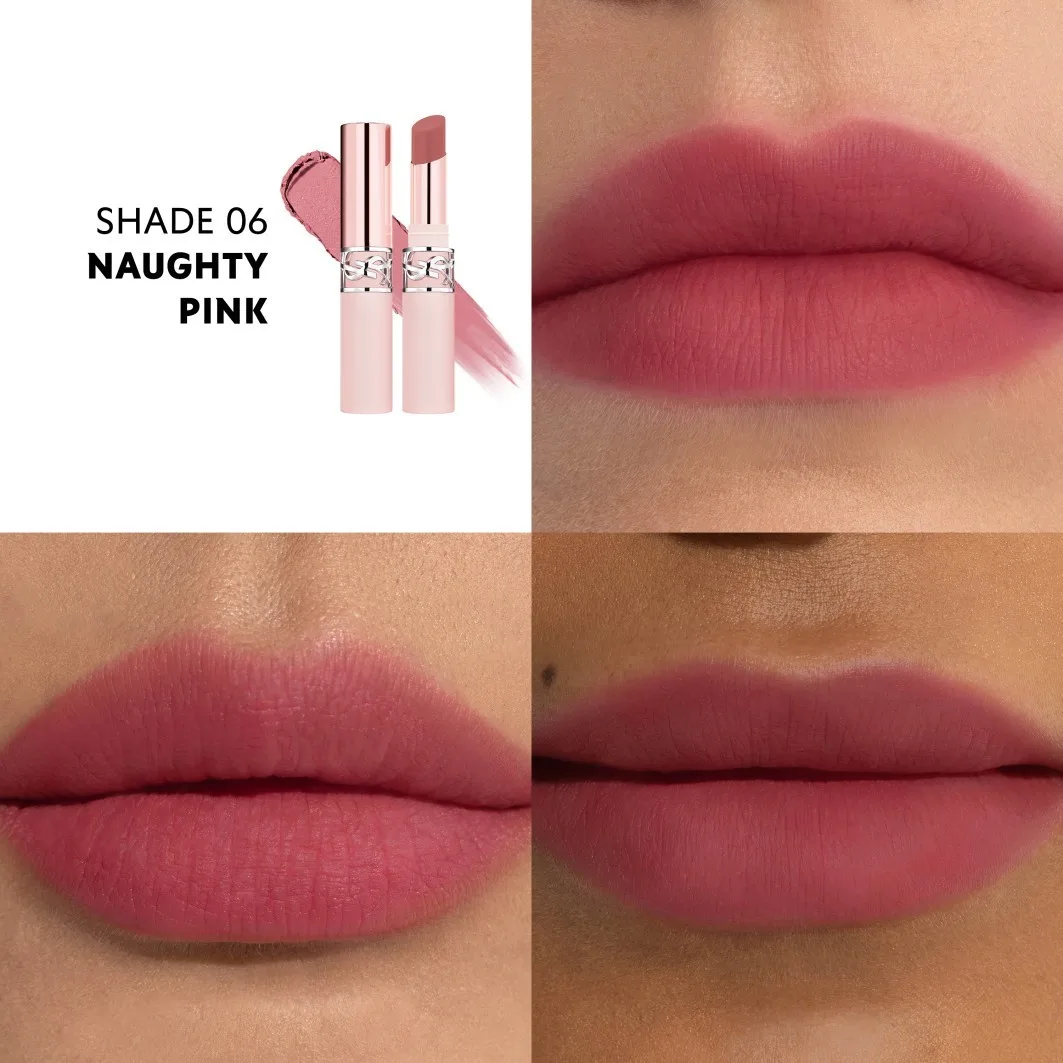 Помада Lovenude для губ Yves Saint Laurent, 06 naughty pink, 3 гр — фото 4
