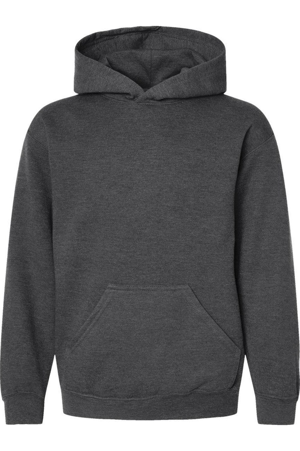 

Толстовка с капюшоном Tultex Youth, цвет heather charcoal
