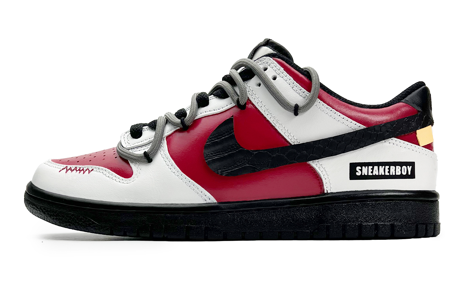 

Nike Детские кроссовки для скейтбординга Dunk Candle Light Low-Top, красные, для подростков