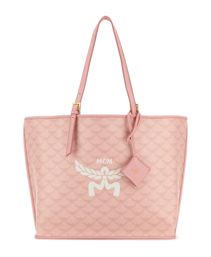 

Холщовая сумка-шоппер с изображением неба Mcm, розовый