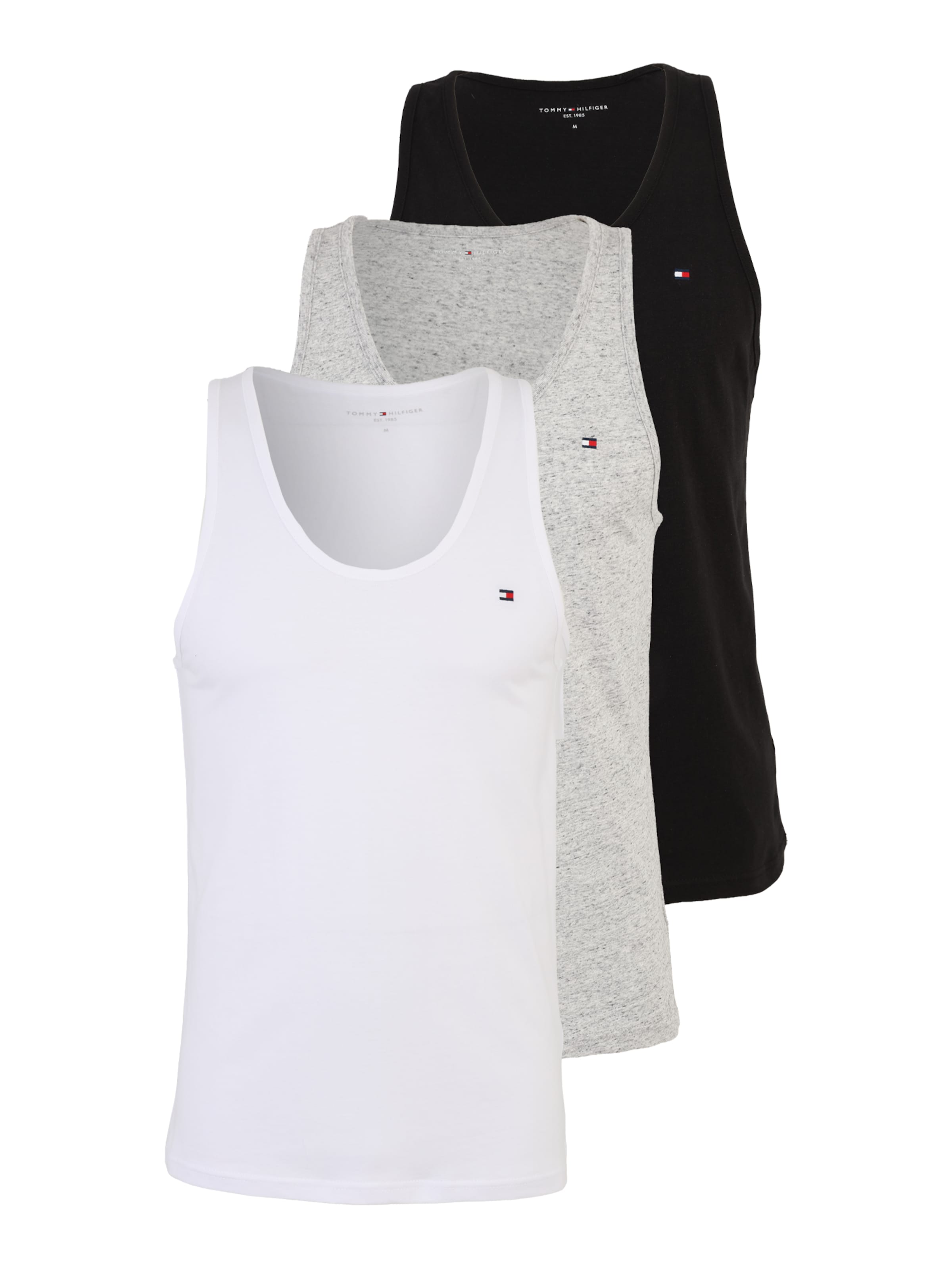 

Tommy Hilfiger Underwear Майка в светло-сером, черном, белом цветах