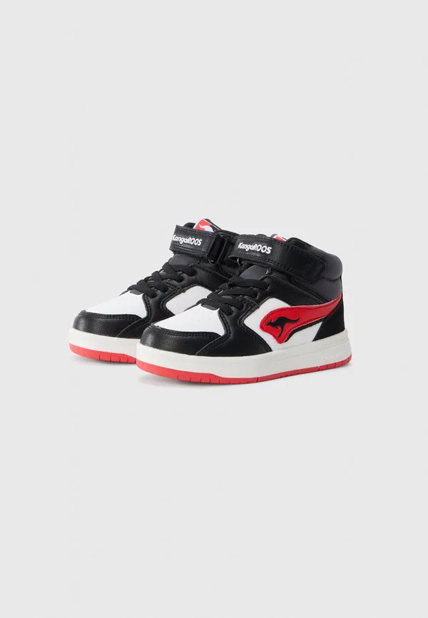 K cp унисекс высокие кроссовки Kangaroos, Jet Black/Fiery Red — фото 2