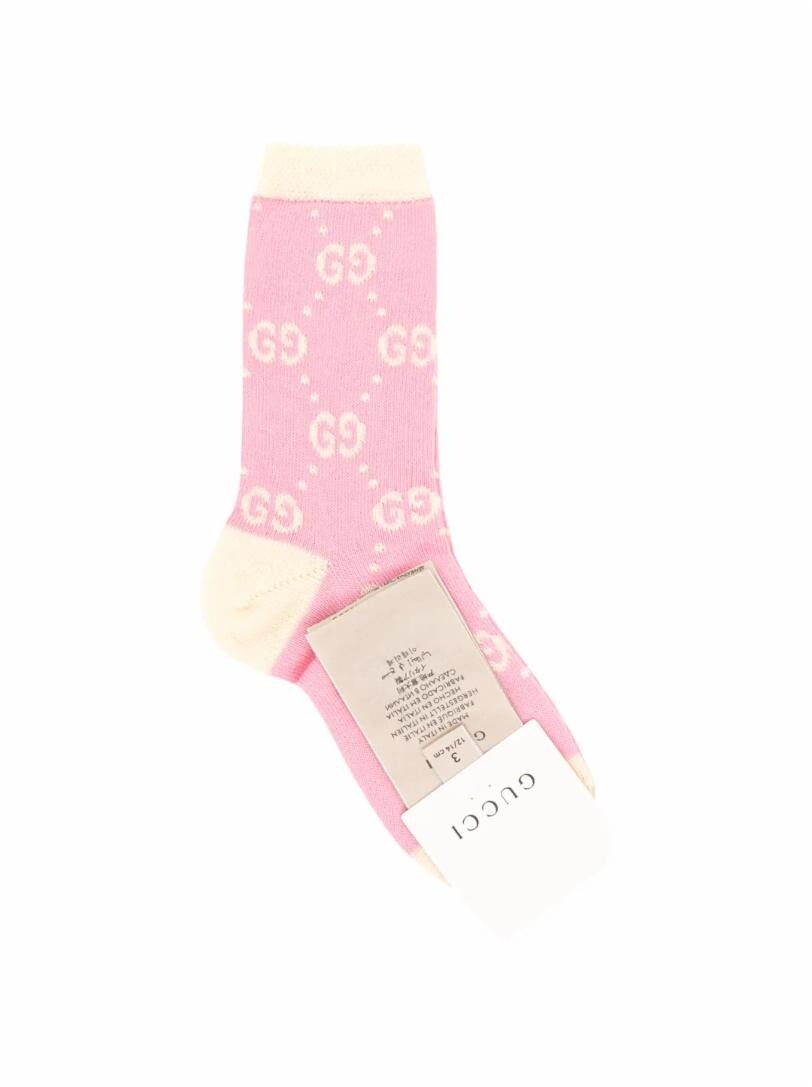 

Носки с монограммой Gucci, розовый