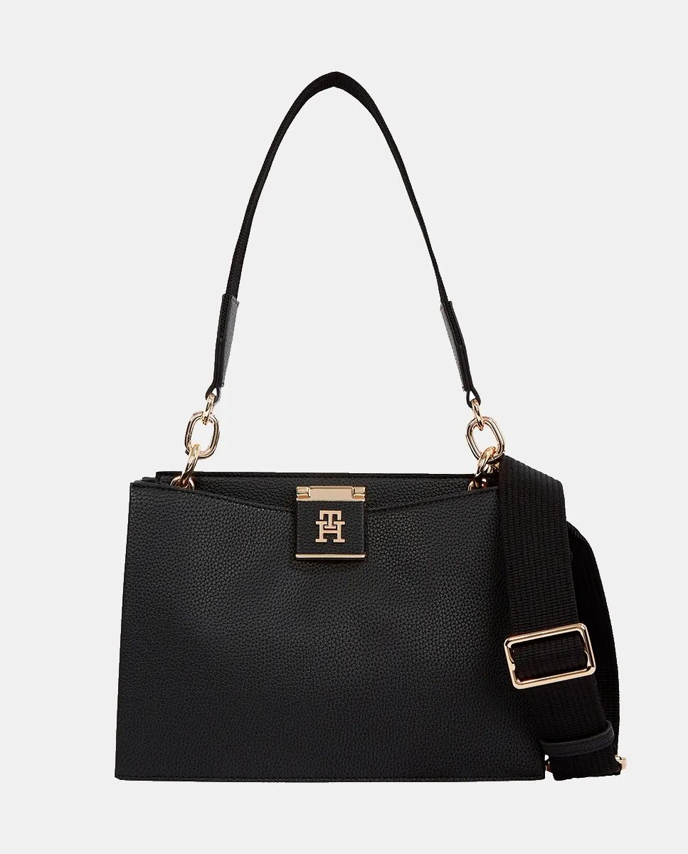 

Сумка в стиле сумки-сэтчел черного цвета Tommy Hilfiger