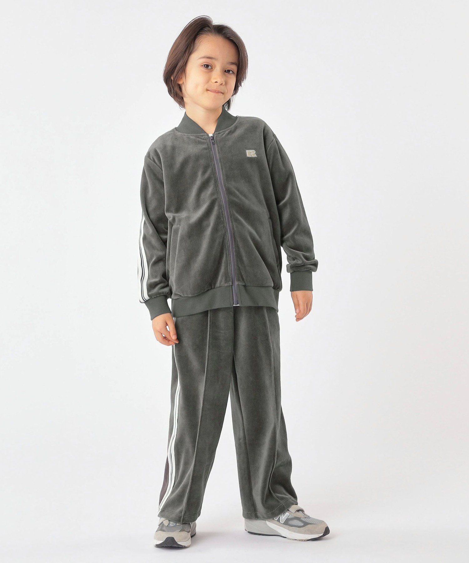 Спортивная куртка RUSSELL ATHLETIC: 100-130 см/Тренировочная куртка SHIPS KIDS, Gray — фото 2