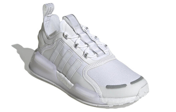 Кроссовки оригиналы nmd_r1 v3 Adidas, белый — фото 3