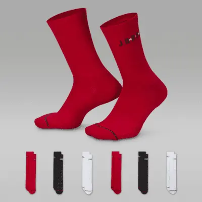 

Носки Jordan Everyday Crew (6 шт), разноцветный