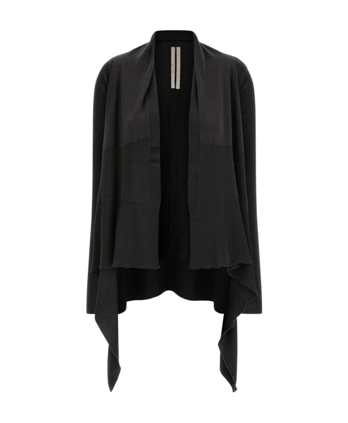 

Черный кардиган, 100% натуральная шерсть. Rick Owens, черный