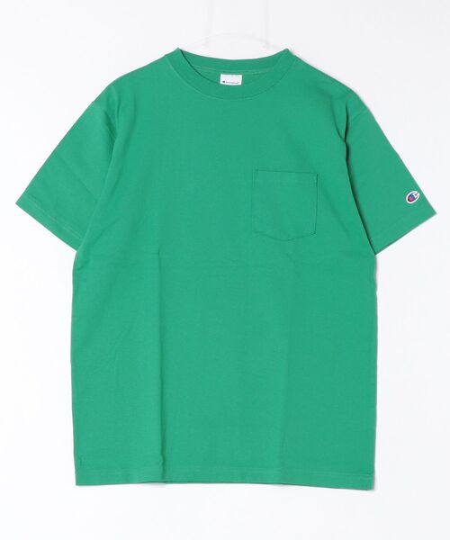 

Мужская футболка с коротким рукавом и нагрудным карманом Champion, зеленый