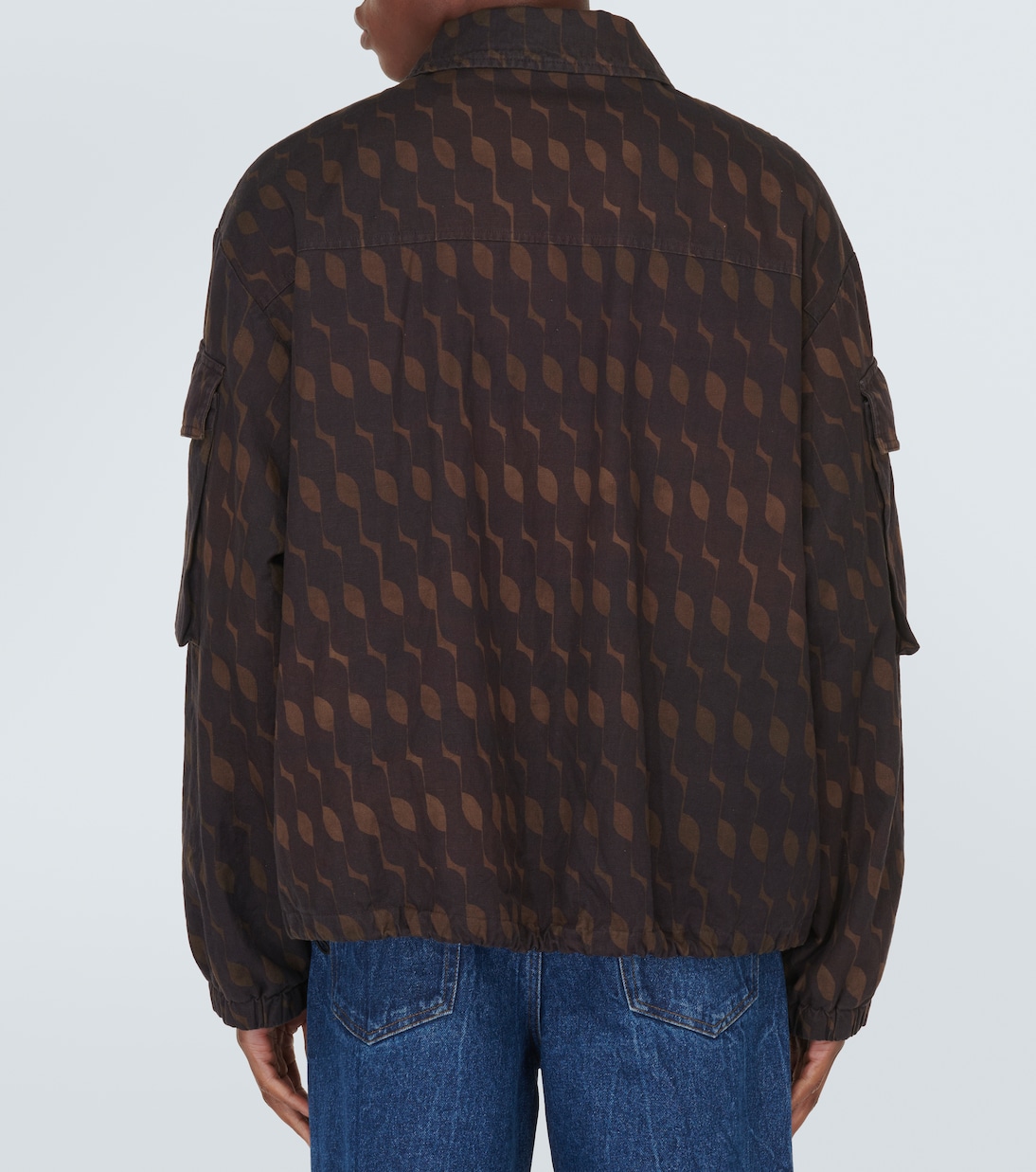 Полевая куртка Vidway из хлопковой смеси Dries Van Noten, фиолетовый — фото 4