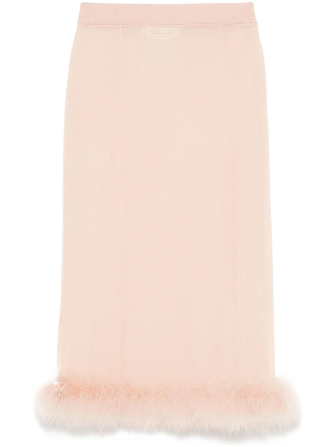 

Прозрачная юбка-миди Blumarine, розовый