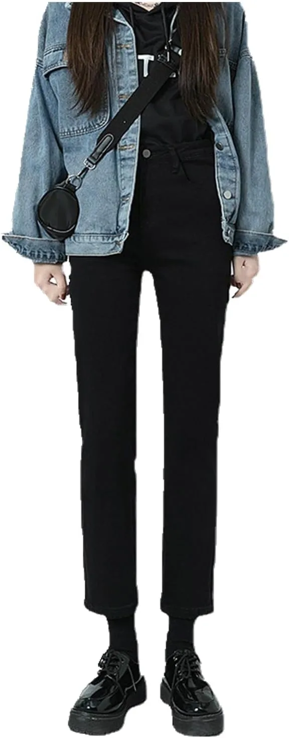 

Женские джинсы Fitted Comfortable Elastic High-Waisted с карманами SAMIAMZ