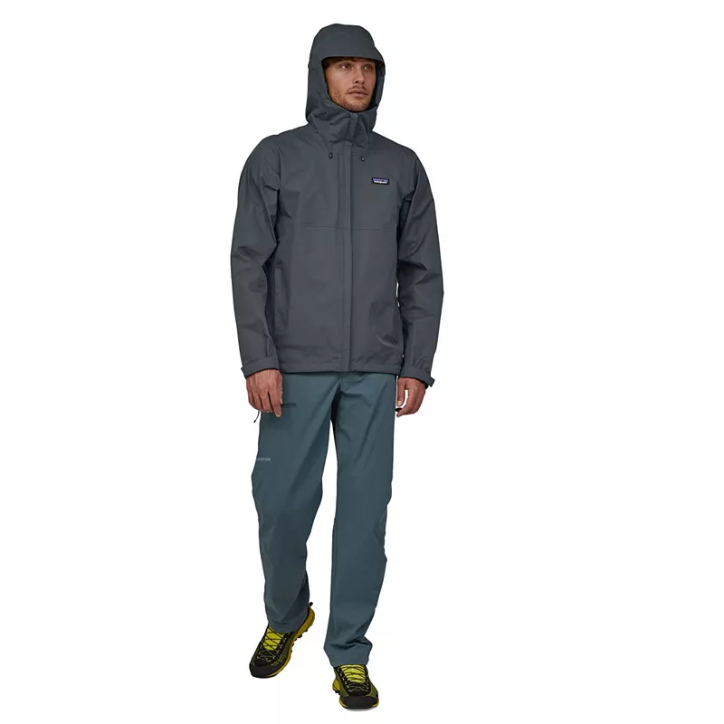 Мужская куртка Patagonia Torrentshell 3L, цвет Smolder Blue — фото 2