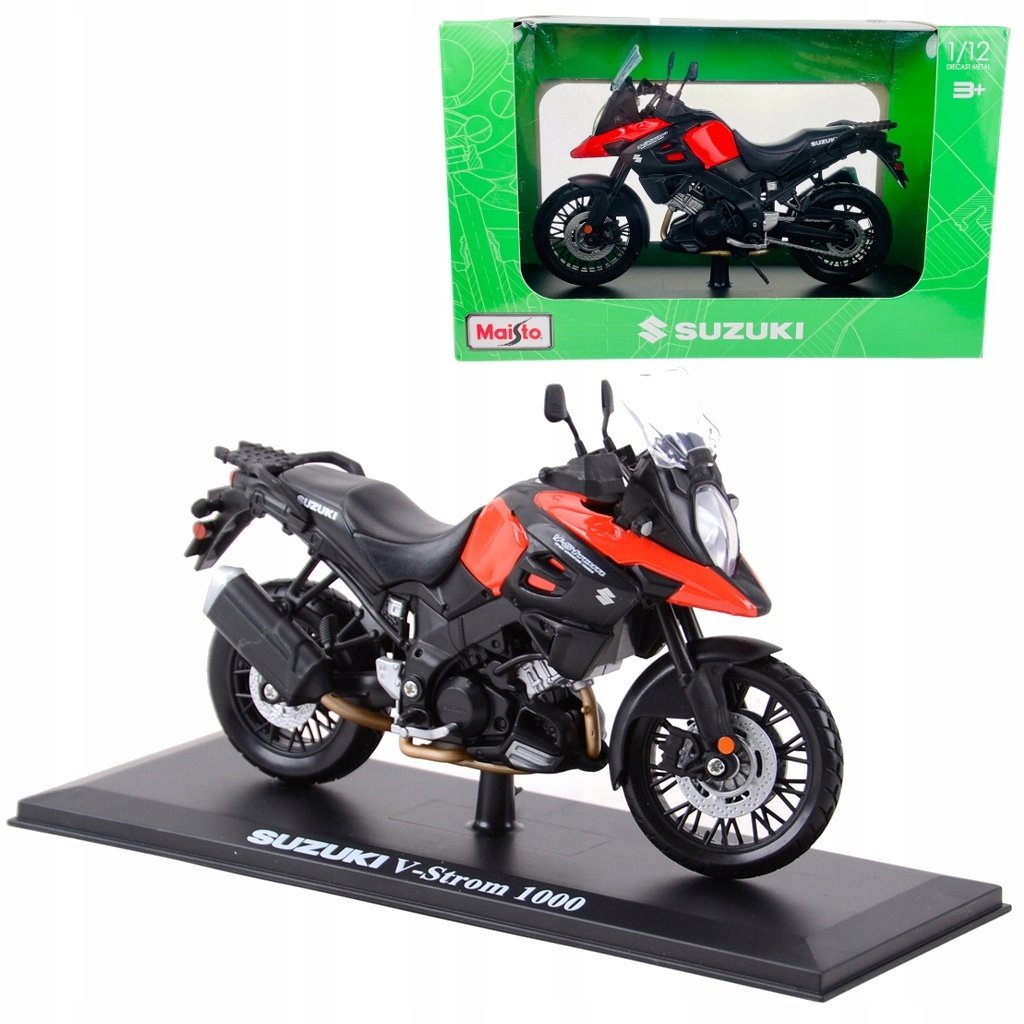 

Модель Suzuki V-Strom 1000 с подставкой, масштаб 1:12 Maisto