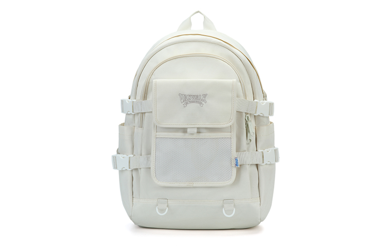 

VANWALK Полиэстеровый рюкзак обычный унисекс белый, Preppy White