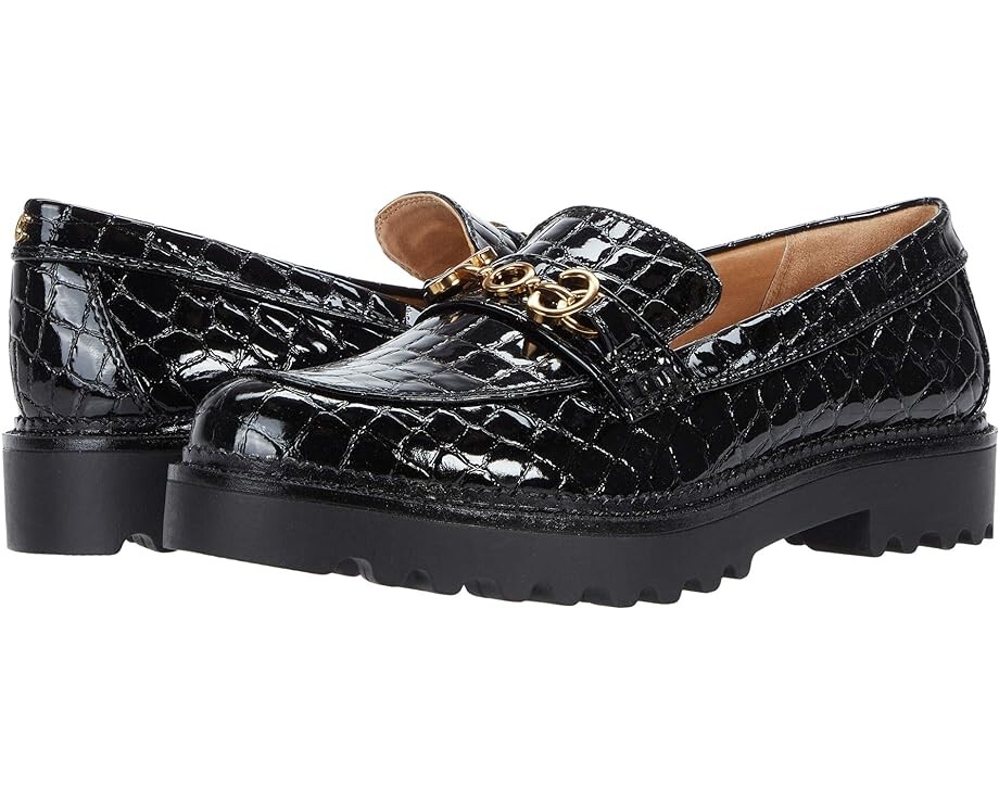 

Лоферы Circus NY by Sam Edelman Deana, цвет Black Crocco Patent