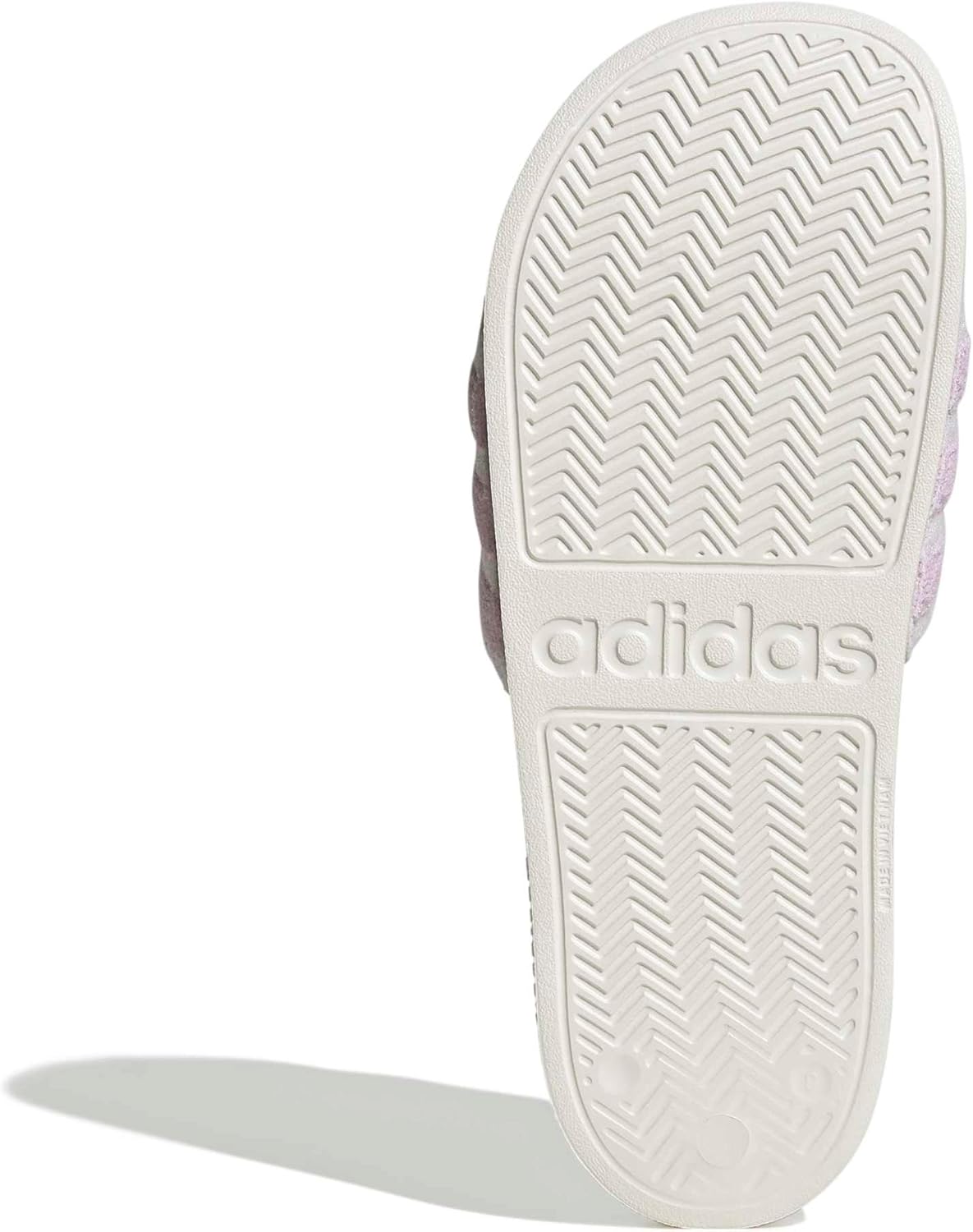 Сандалии adidas Adilette Noshower для взрослых унисекс, белый/розовый/сиреневый — фото 3