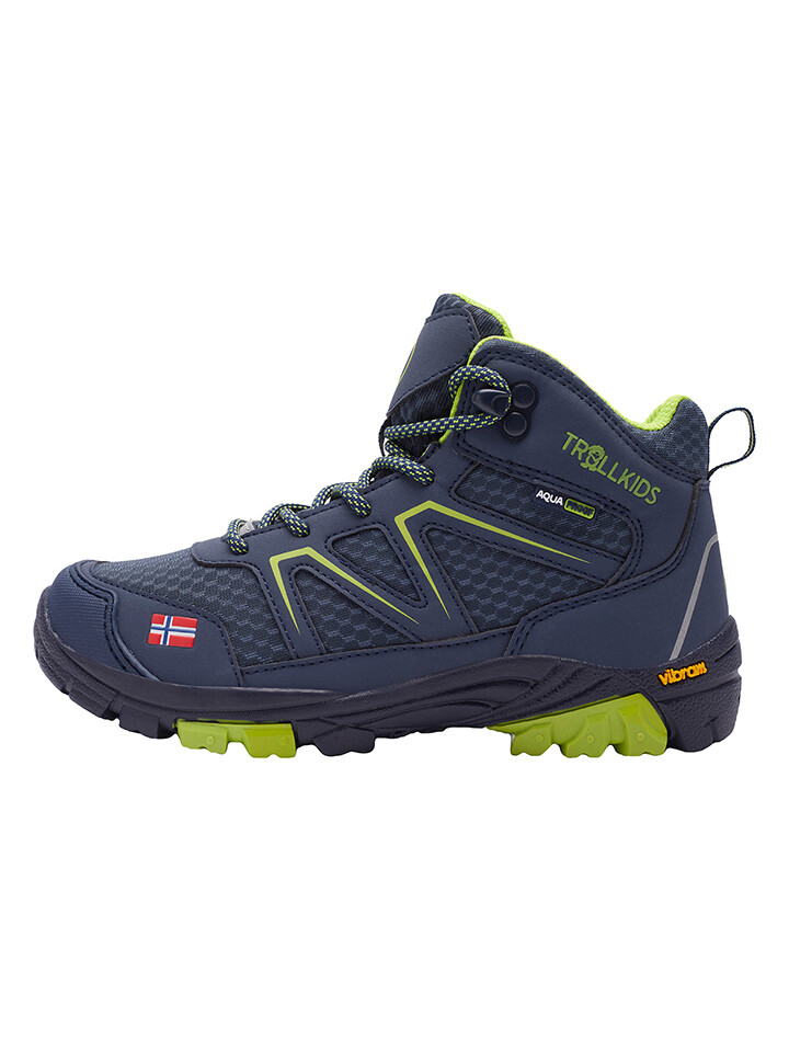 

Кроссовки Trollkids Trekkingboots Skarvan Hiker Mid, темно-синий