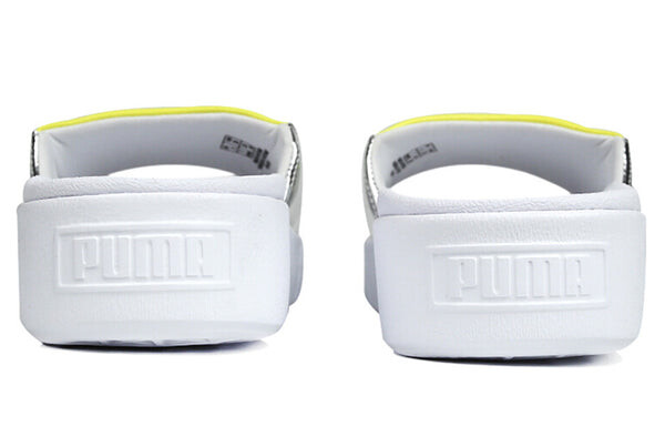 Тапочки platform slide tz 'white silver' Puma, белый — фото 4