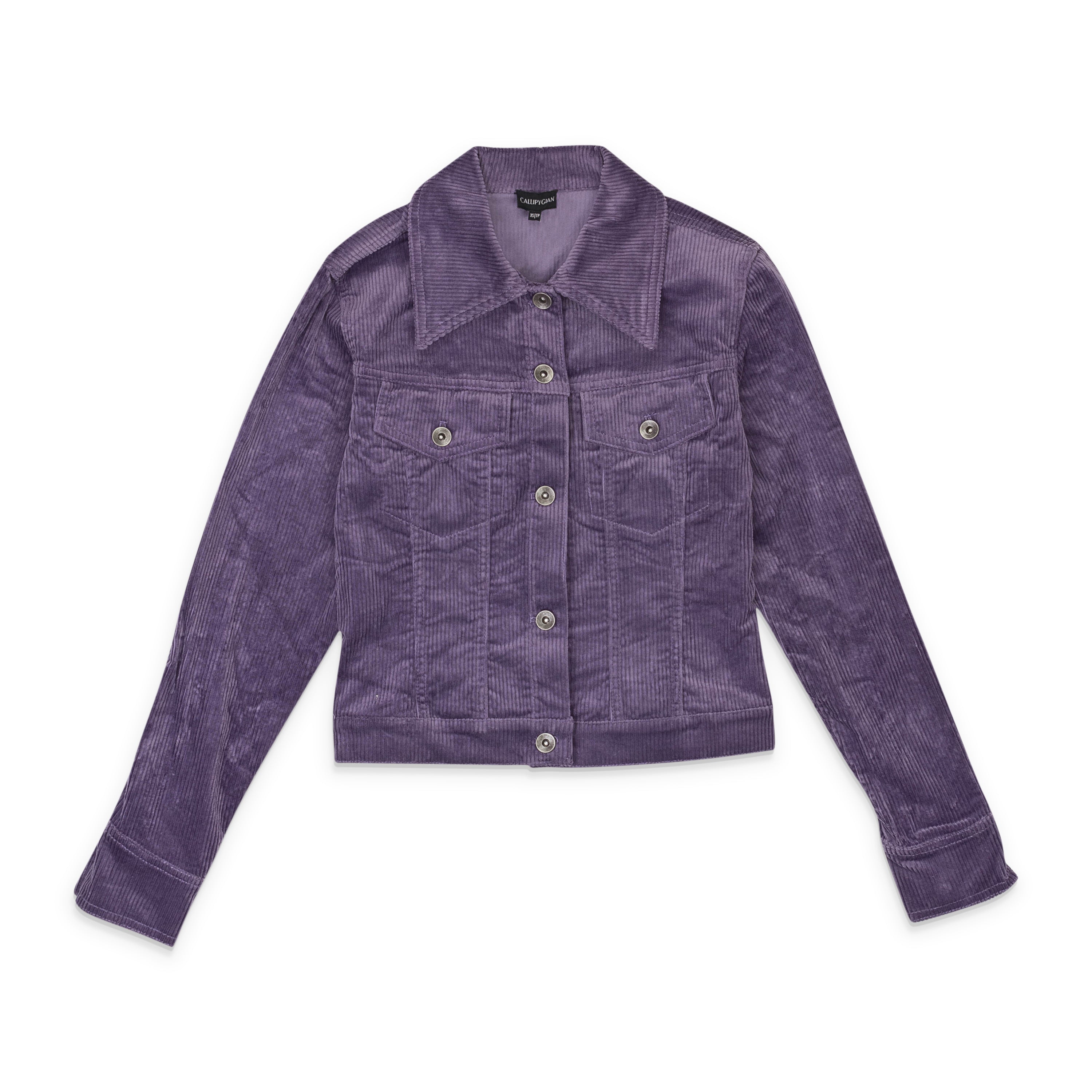 

КУРТКА ИЗ ЭЛАСТИЧНОГО ВЕЛЬВЕТА CALLIPYGIAN PURPLE