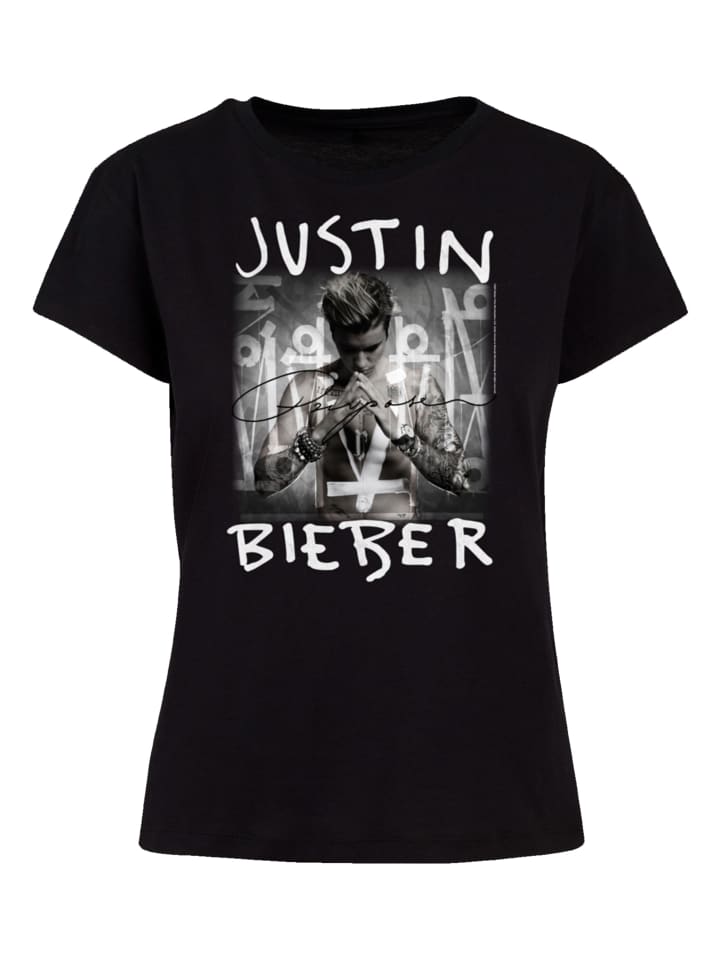 

Женская футболка-коробка Джастина Бибера с обложкой альбома Purpose черного цвета F4NT4STIC, Черный, Женская футболка-коробка Джастина Бибера с обложкой альбома Purpose черного цвета F4NT4STIC
